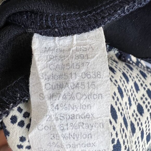 Bailey 44 Navy Blue White Sideline Dress $195 - Picture 13 of 14